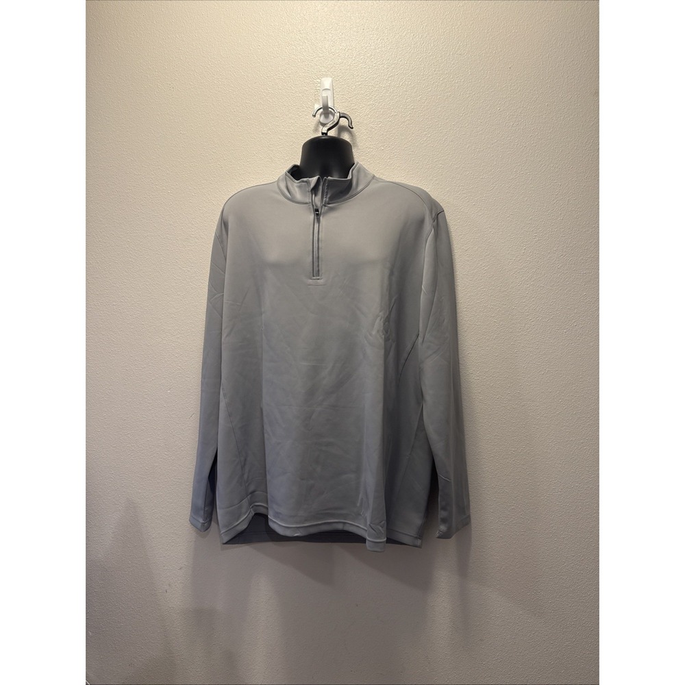 Short Par 4 Mens 1/4 Zip Pullover XXL Gray Athletic Fit‎ Golf Coat